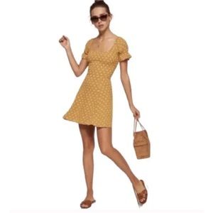 Reformation Arlene Polka Dot Dress - 4